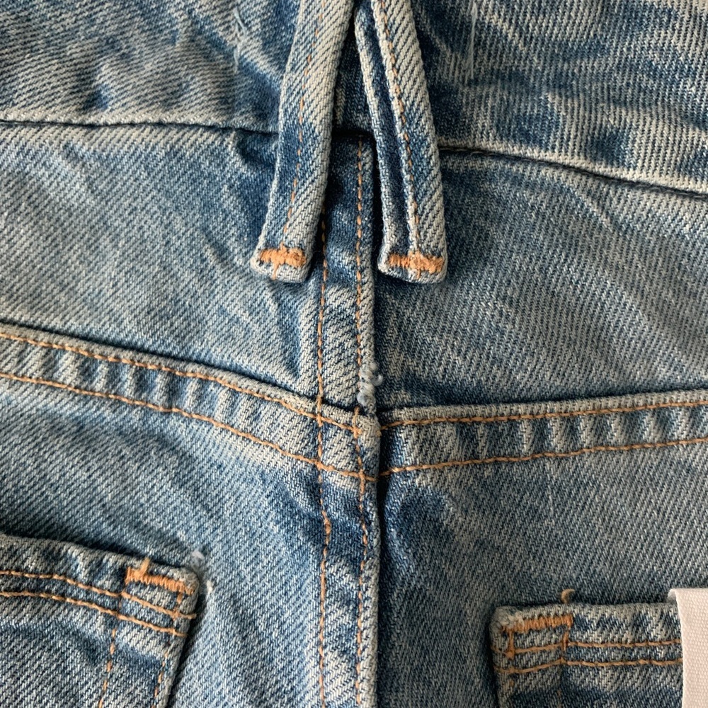 Good American Good Classic Distressed Hi-Rise Jeans - Picture 10 of 10